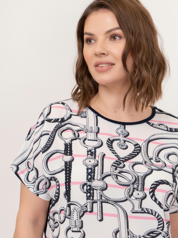 Э2189-121/21-01 Блуза тр. Franco Vello