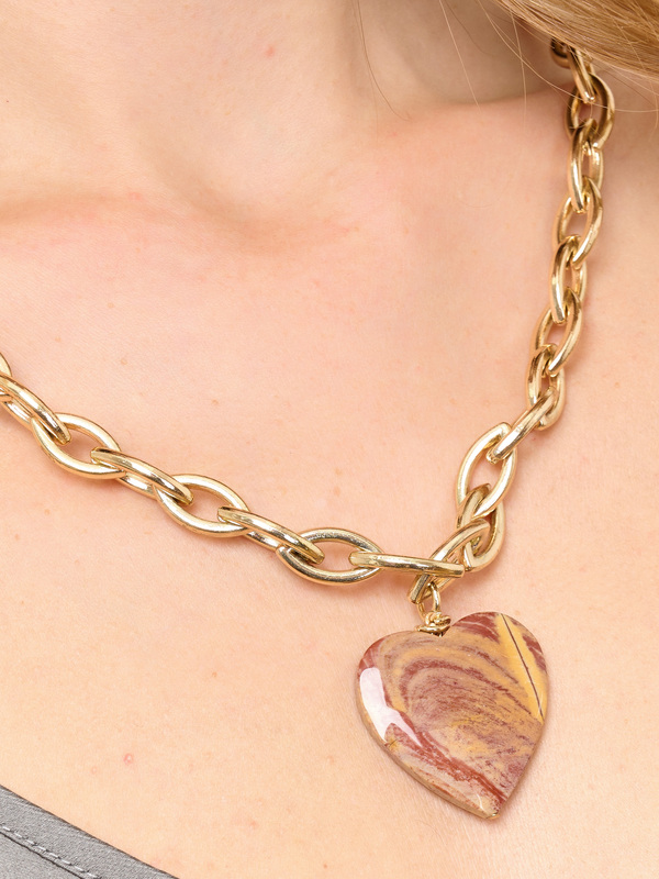 Э369707/24-02 Колье Сердечные тайны Ярославна