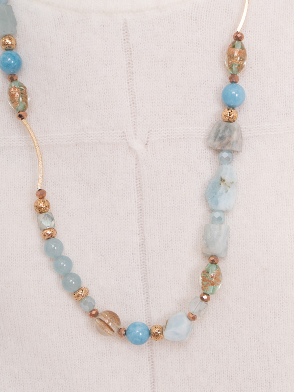 353393/21-02 Бусы Ледяной дворец ср. Ярославна