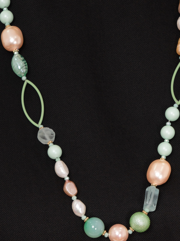 Э360568/22-01 Бусы Морская царевна ср. Ярославна