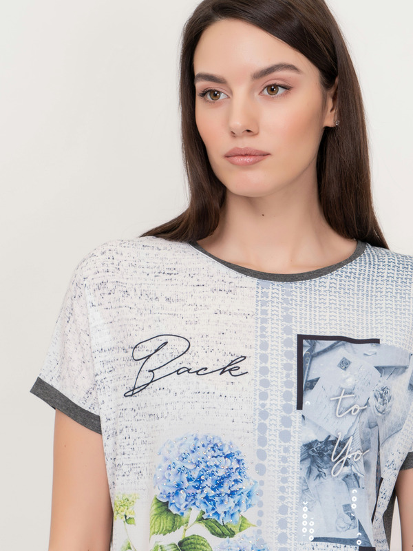 Э2186-121/21-01 Блуза тр. Franco Vello