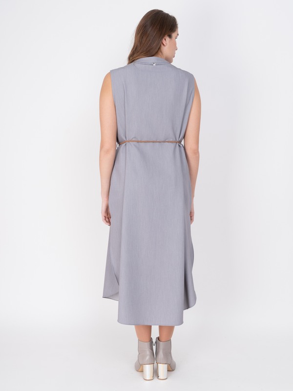 Э711.7138/19-01 Платье+ремень Mat Fashion