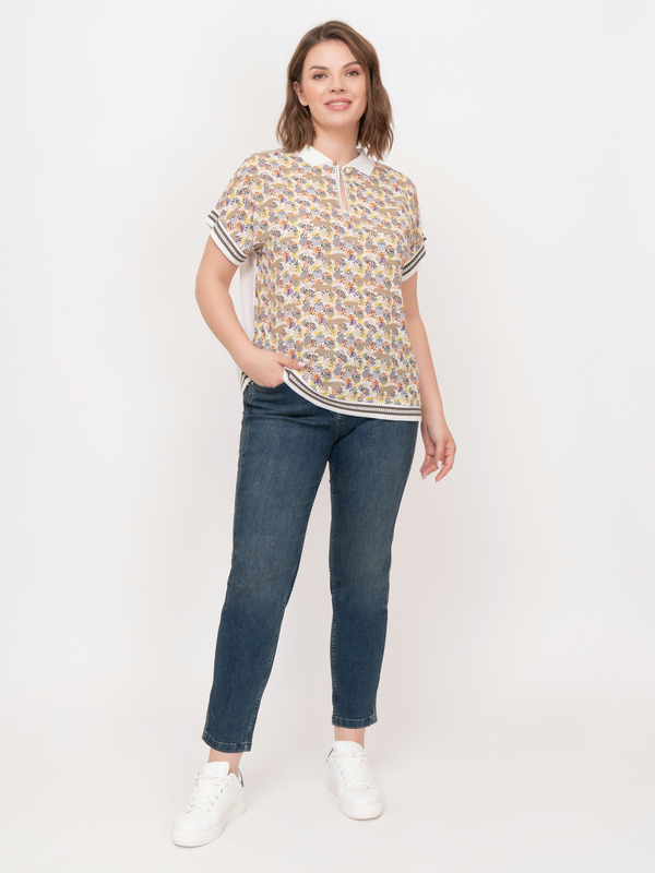 Э7112-121/21-01 Брюки джинсовые Franco Vello