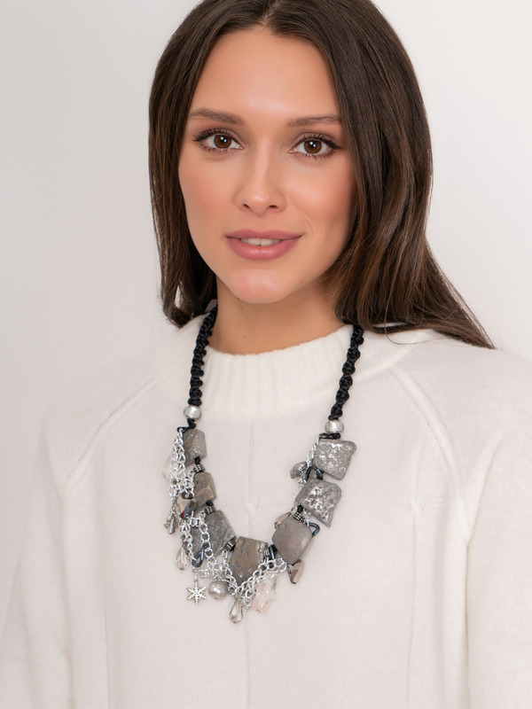 411970/21-02 Колье Зазеркалье Ярославна