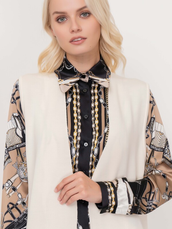 ЭMENTAWEI/20-02 Жилет тр. Luisa Spagnoli