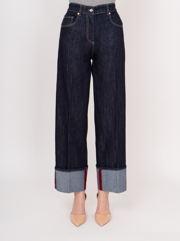 ЭATTRARRE/22-01 Брюки джинсовые Luisa Spagnoli