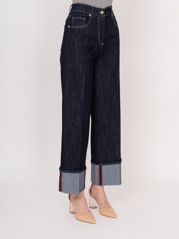 ЭATTRARRE/22-01 Брюки джинсовые Luisa Spagnoli