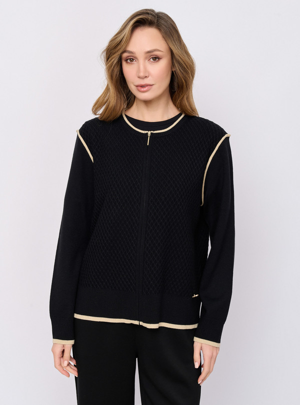 5041-227/26-02 Жакет на молнии вязаный Franco Vello