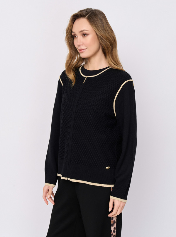 5041-227/26-02 Жакет на молнии вязаный Franco Vello