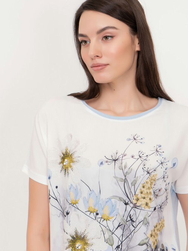 Э2193-121/21-01 Блуза тр. Franco Vello