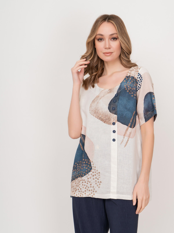 ЭQ12C439/2015/22-01 Блузка IL Vento&La Seta