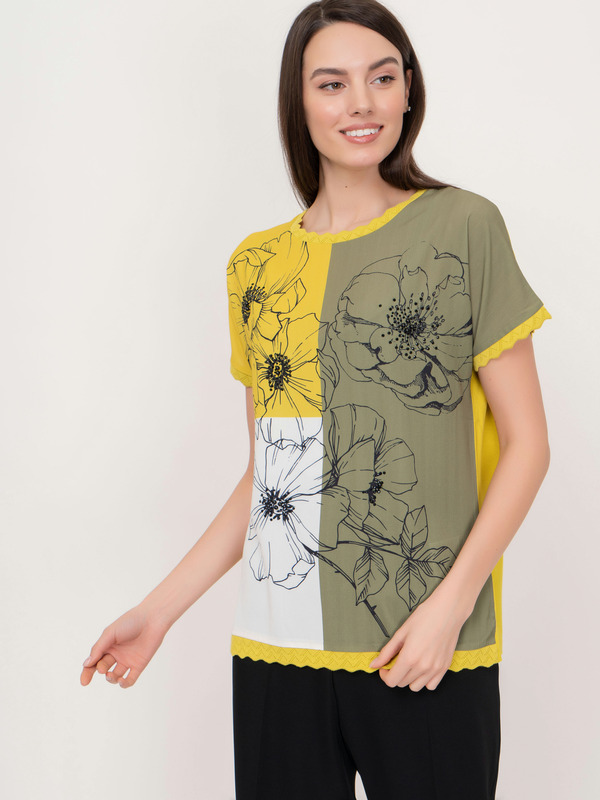 Э2202-121/21-01 Блуза тр. Franco Vello