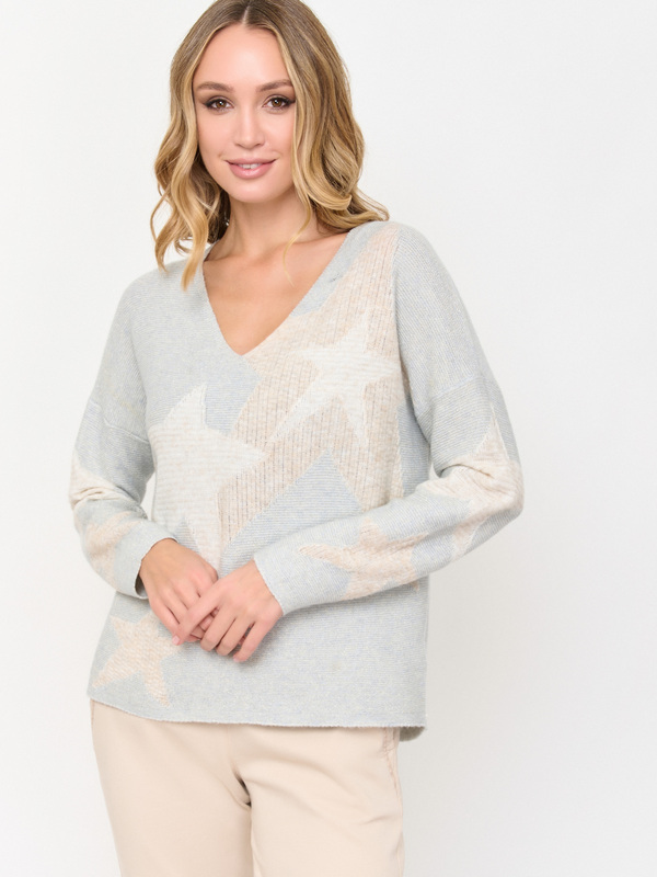 ЭUH676/м/24-02 Пуловер LEO & UGO