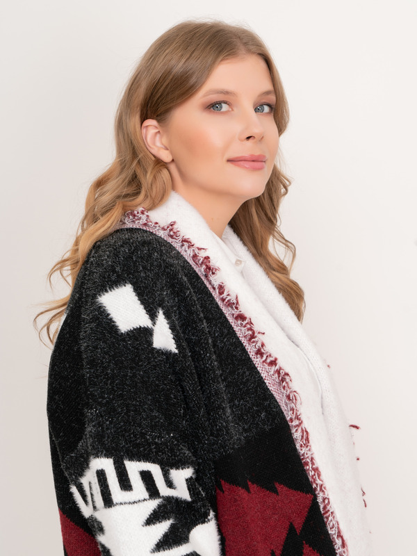 Э7801.5004/22-02 Кардиган тр. Mat Fashion