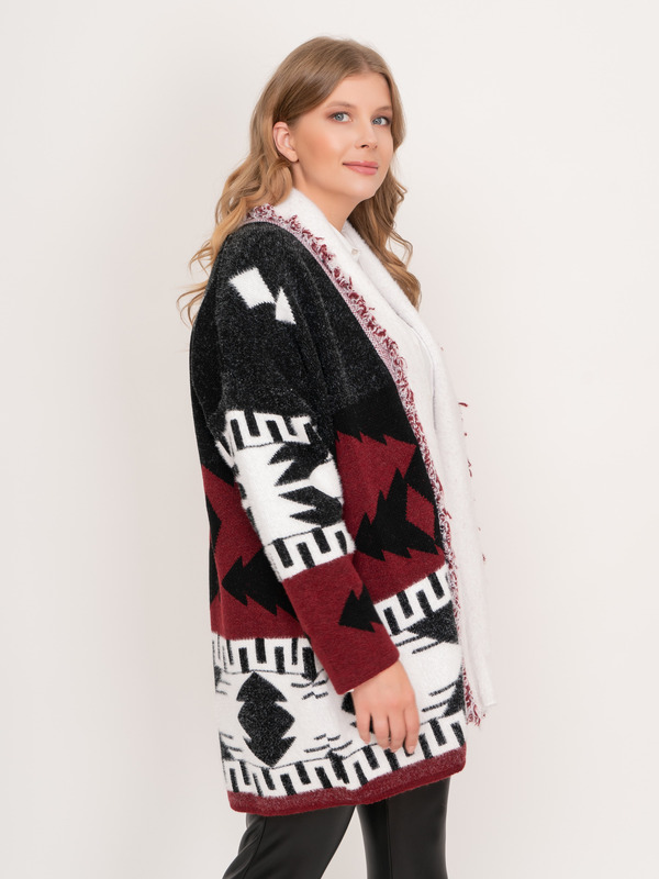 Э7801.5004/22-02 Кардиган тр. Mat Fashion