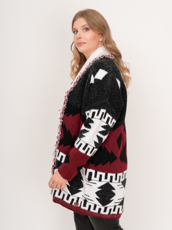 Э7801.5004/22-02 Кардиган тр. Mat Fashion