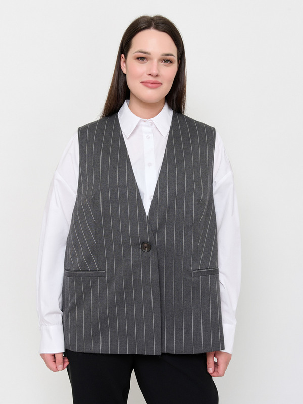 Э8201.3066/м/24-02 Жилет Mat Fashion