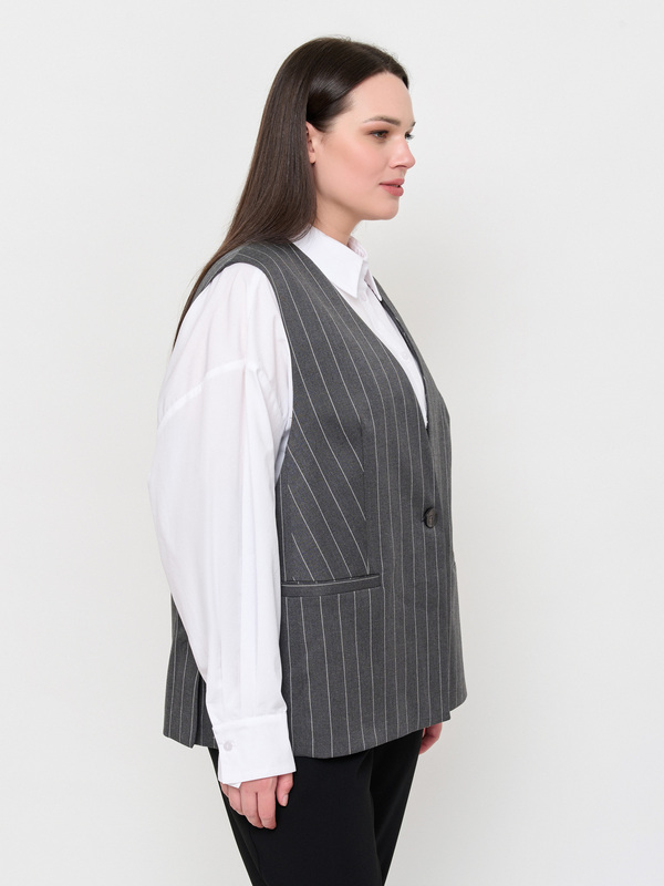 Э8201.3066/м/24-02 Жилет Mat Fashion