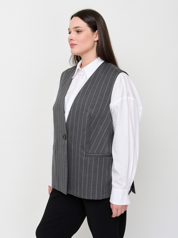 Э8201.3066/м/24-02 Жилет Mat Fashion