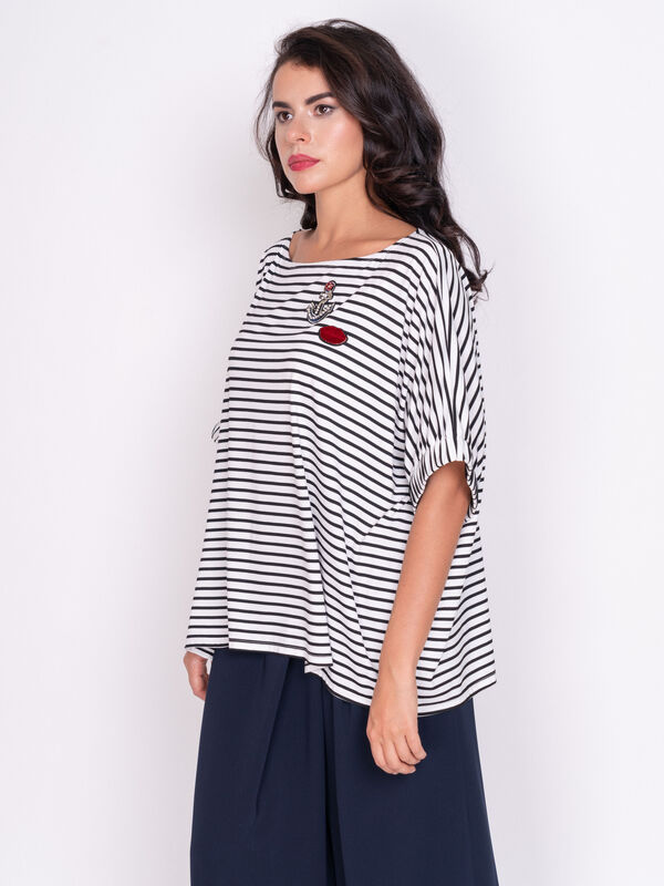 Э12146-S19/19-01 Туника тр. Franco Vello