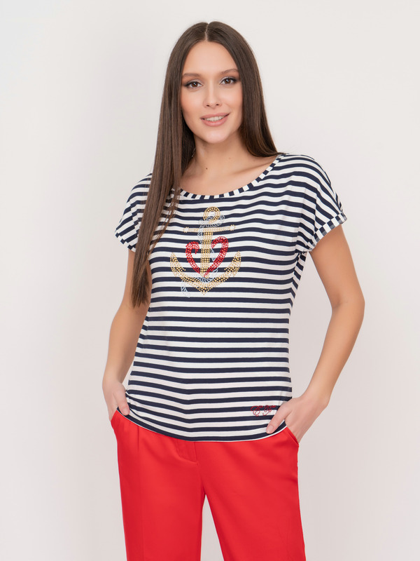 Э1M066/22-01 Футболка Elisa Fanti