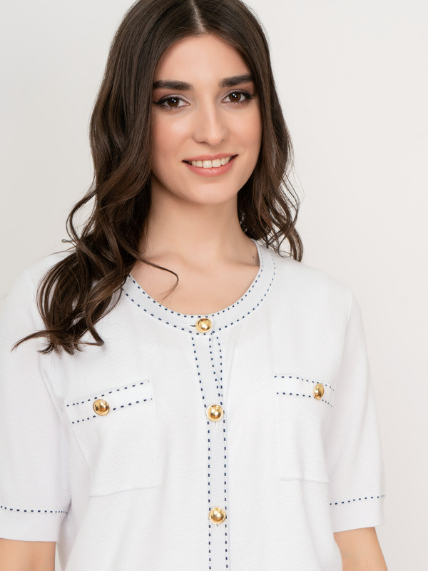 ЭAET644/22-01 Комплект (кардиган+топ) Leo&Ugo