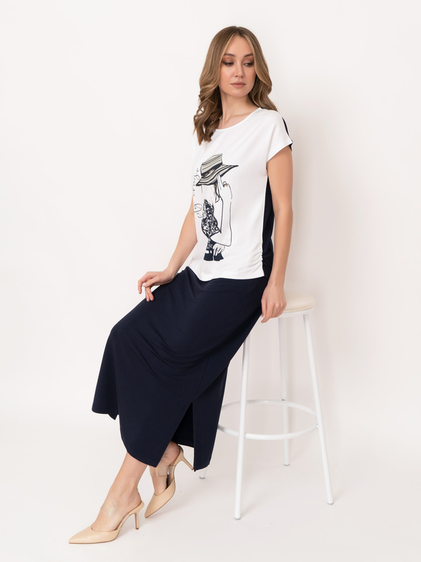 Э2361-122/22-01 Комплект тр. (джемпер+юбка) Franco Vello