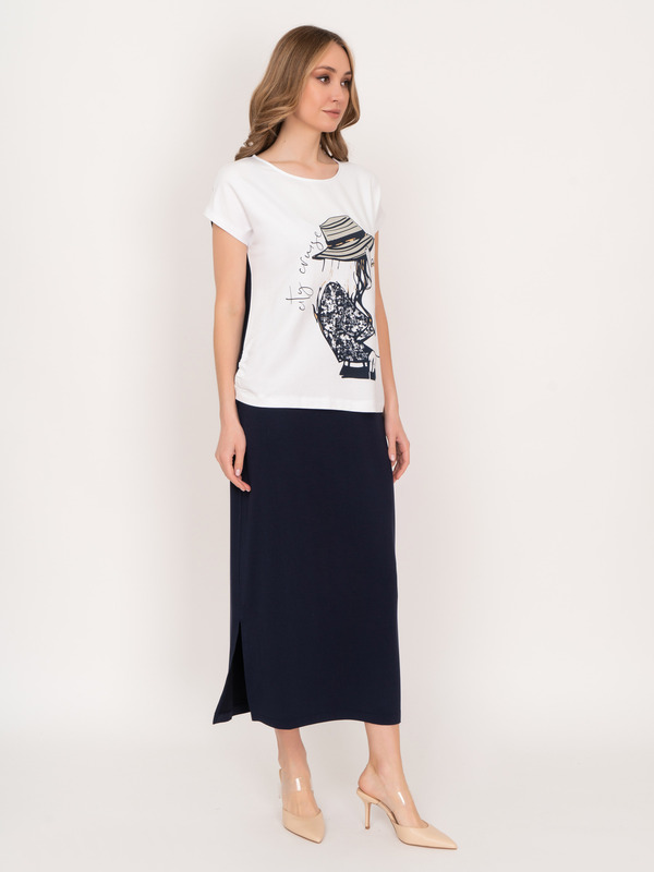 Э2361-122/22-01 Комплект тр. (джемпер+юбка) Franco Vello