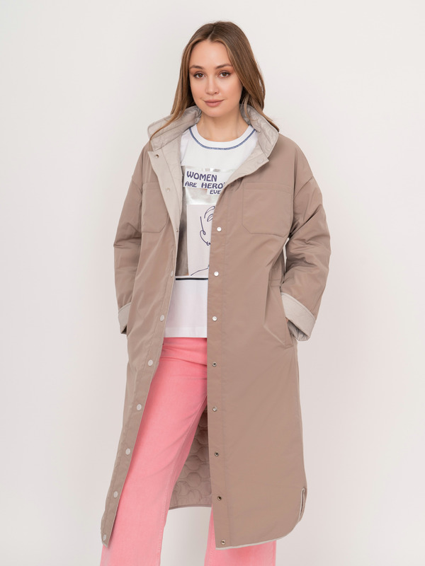 Э3241-122/м/22-01 Пальто утепленное Franco Vello