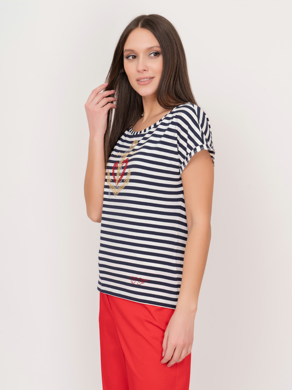 Э1M066/22-01 Футболка Elisa Fanti