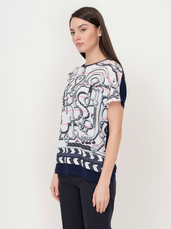 Э2189-121/21-01 Блуза тр. Franco Vello