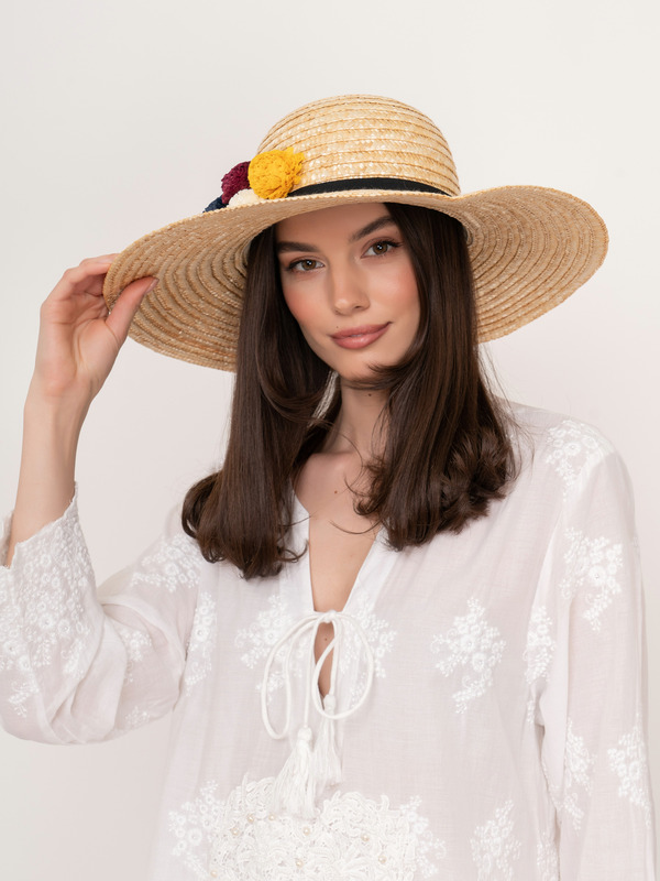 ЭGL68-1 beige/22-01 Шляпа A.Fabretti