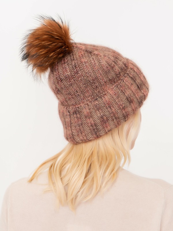 Э1022-221/20-02 Шапка с помпоном Franco Vello