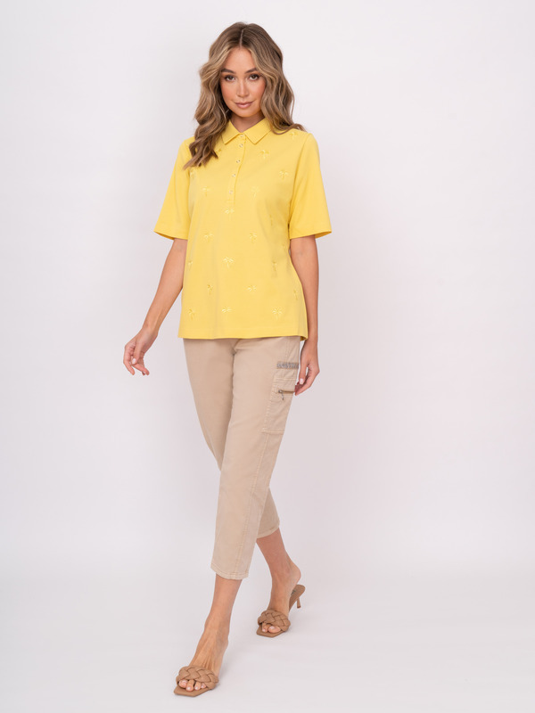 Э122305/22-01 Пуловер (с воротом поло) Rabe