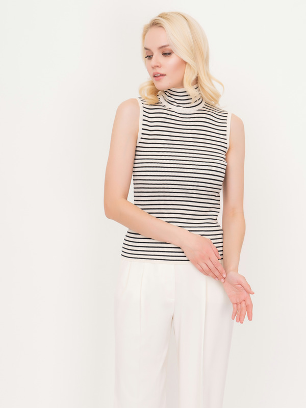 ЭMATASSA/21-01 Водолазка (без рукавов) Luisa Spagnoli