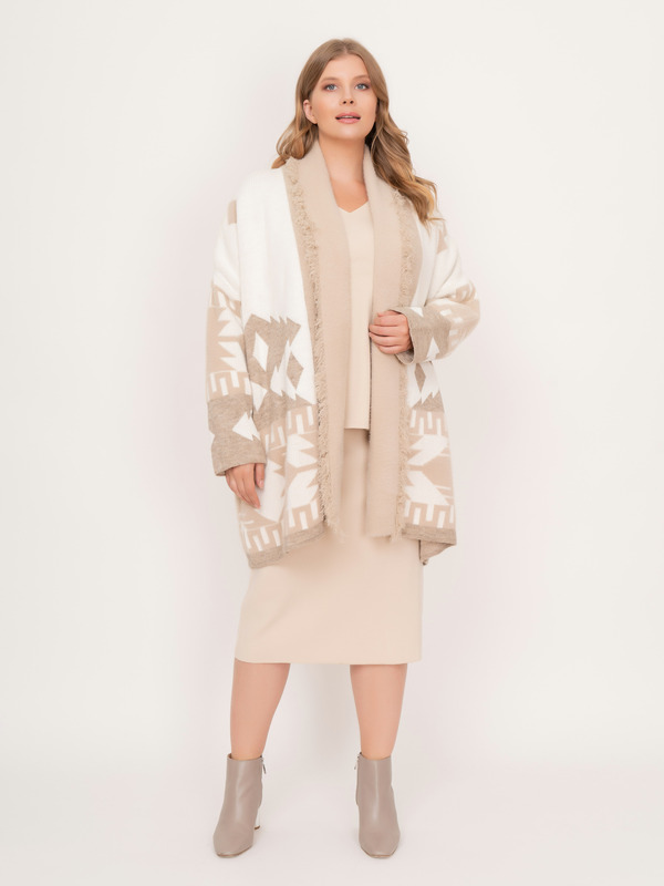 Э7801.5004/22-02 Кардиган тр. Mat Fashion