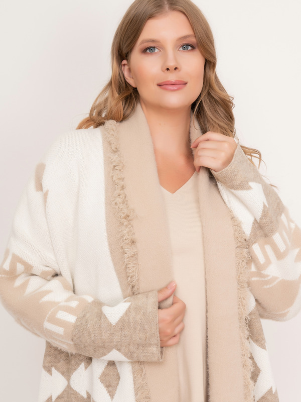 Э7801.5004/22-02 Кардиган тр. Mat Fashion