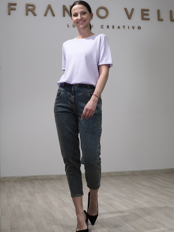 отмена 7620-225/24-02 Брюки джинсовые Franco Vello