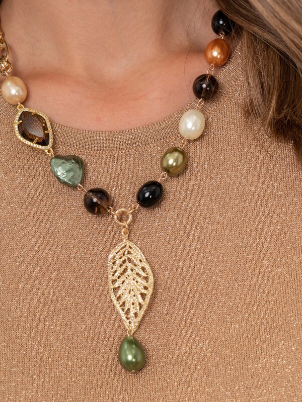 Э378426/22-02 Колье Выход в свет Ярославна