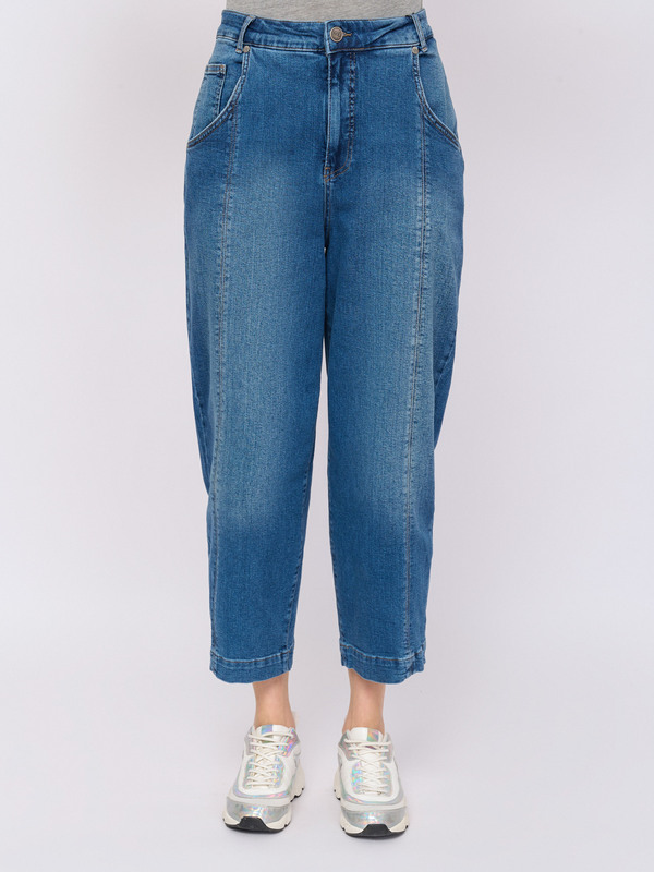 Э8302.2011/м/25-01 Брюки джинсовые Mat Fashion