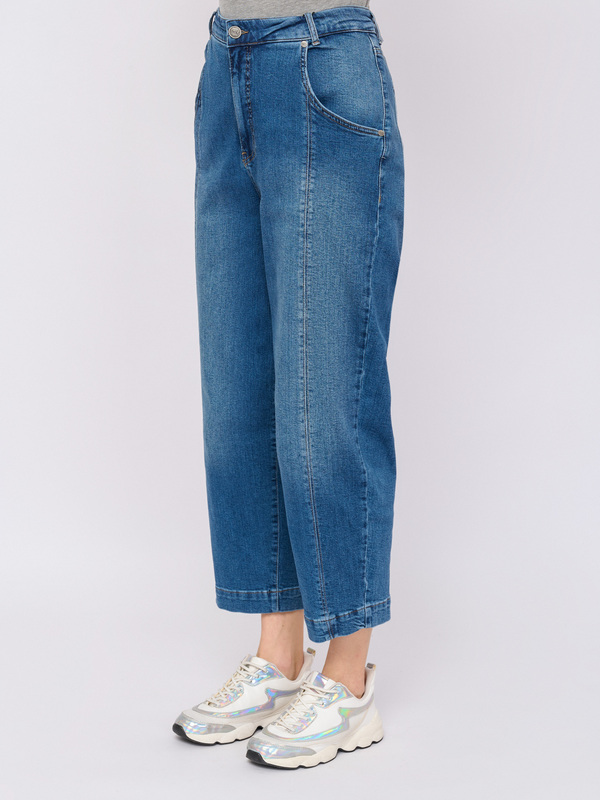 Э8302.2011/м/25-01 Брюки джинсовые Mat Fashion