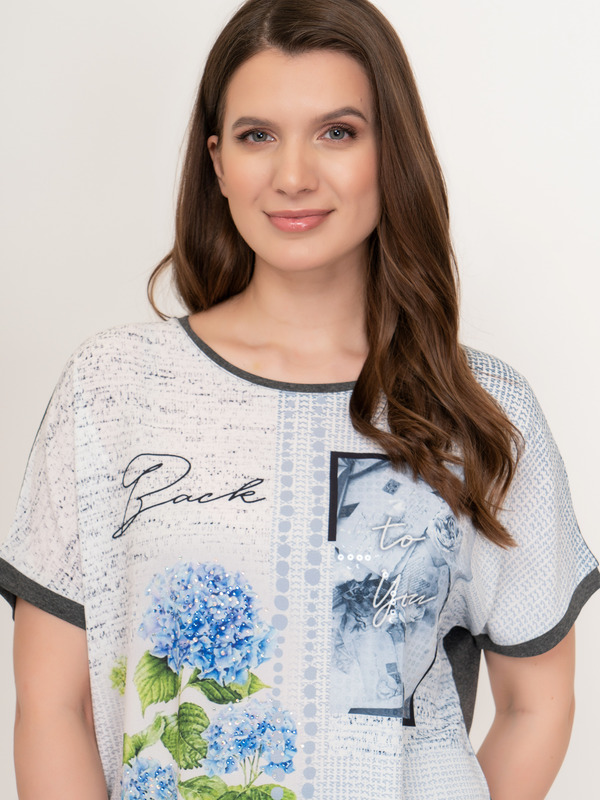 Э2186-121/21-01 Блуза тр. Franco Vello