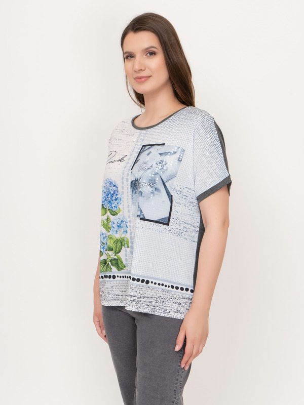 Э2186-121/21-01 Блуза тр. Franco Vello