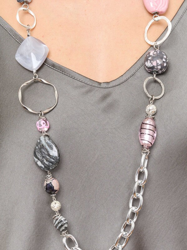 Э435655/24-02 Колье Скалистая роза Ярославна