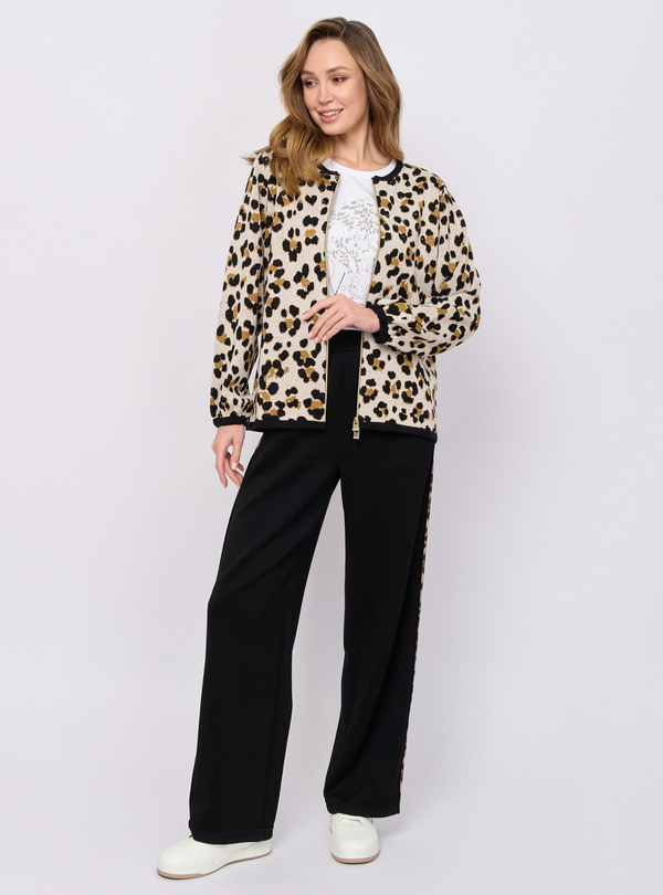 5037-227/26-02 Жакет вязаный на молнии Franco Vello