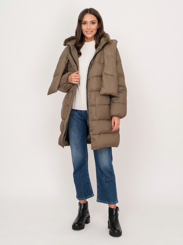 Э3191-222/м/21-02 Пальто утепленное Franco Vello