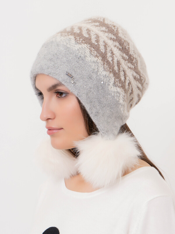 ЭS6755 PP66/20-2 Шапка с помпоном Vizio