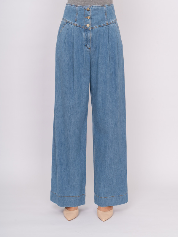 ЭATTORI/22-01 Брюки джинсовые Luisa Spagnoli