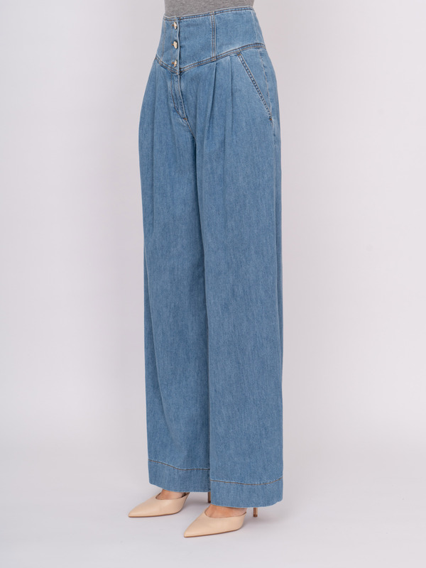 ЭATTORI/22-01 Брюки джинсовые Luisa Spagnoli