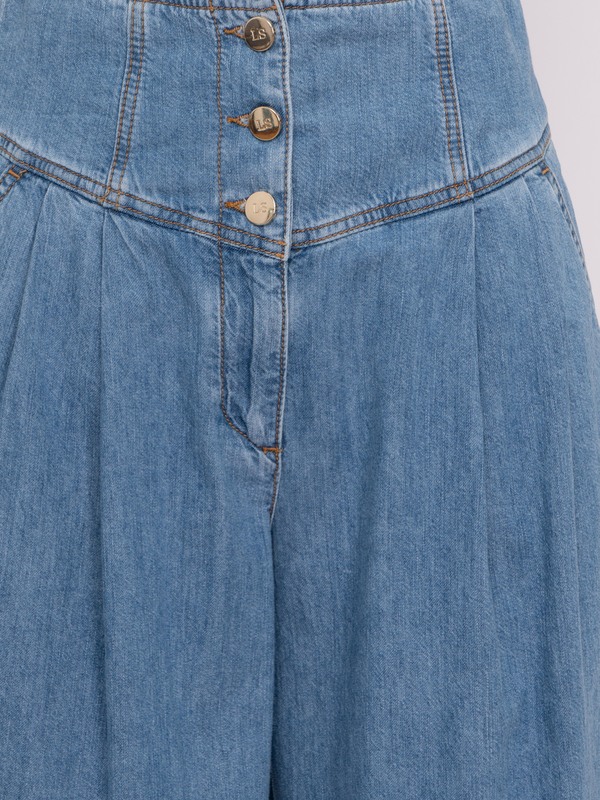 ЭATTORI/22-01 Брюки джинсовые Luisa Spagnoli